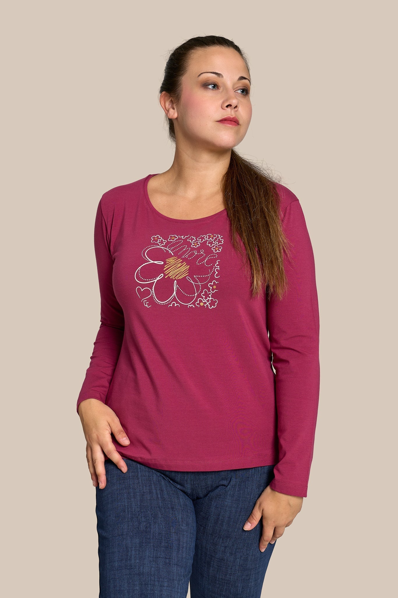 Camiseta Manga Larga AMORE